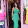 Out Of The Woods Midi Dress - Green