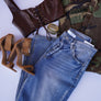 Star Girl - Camo Cropped Jacket