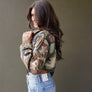 Star Girl - Camo Cropped Jacket