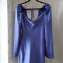 Midnight Blue satin dress