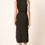 Out Of The Woods Midi Dress - Black