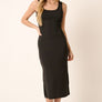 Out Of The Woods Midi Dress - Black