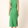 Out Of The Woods Midi Dress - Green