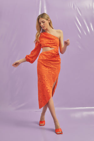 The So Chic Dress - Orange