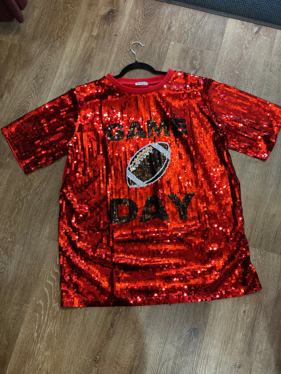 Game Day Football Sequin