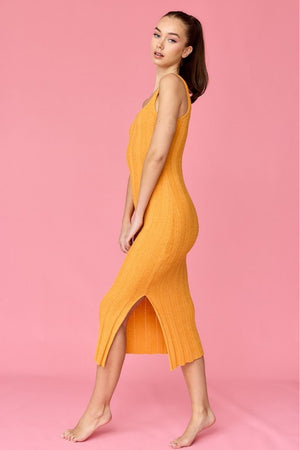 Sun Kissed Midi Dress - Orange