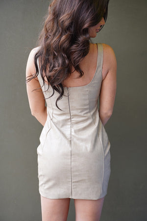 Nude Snake Dress