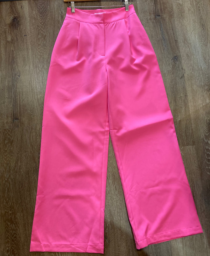 Bubble Gum Pink Baggy Pants