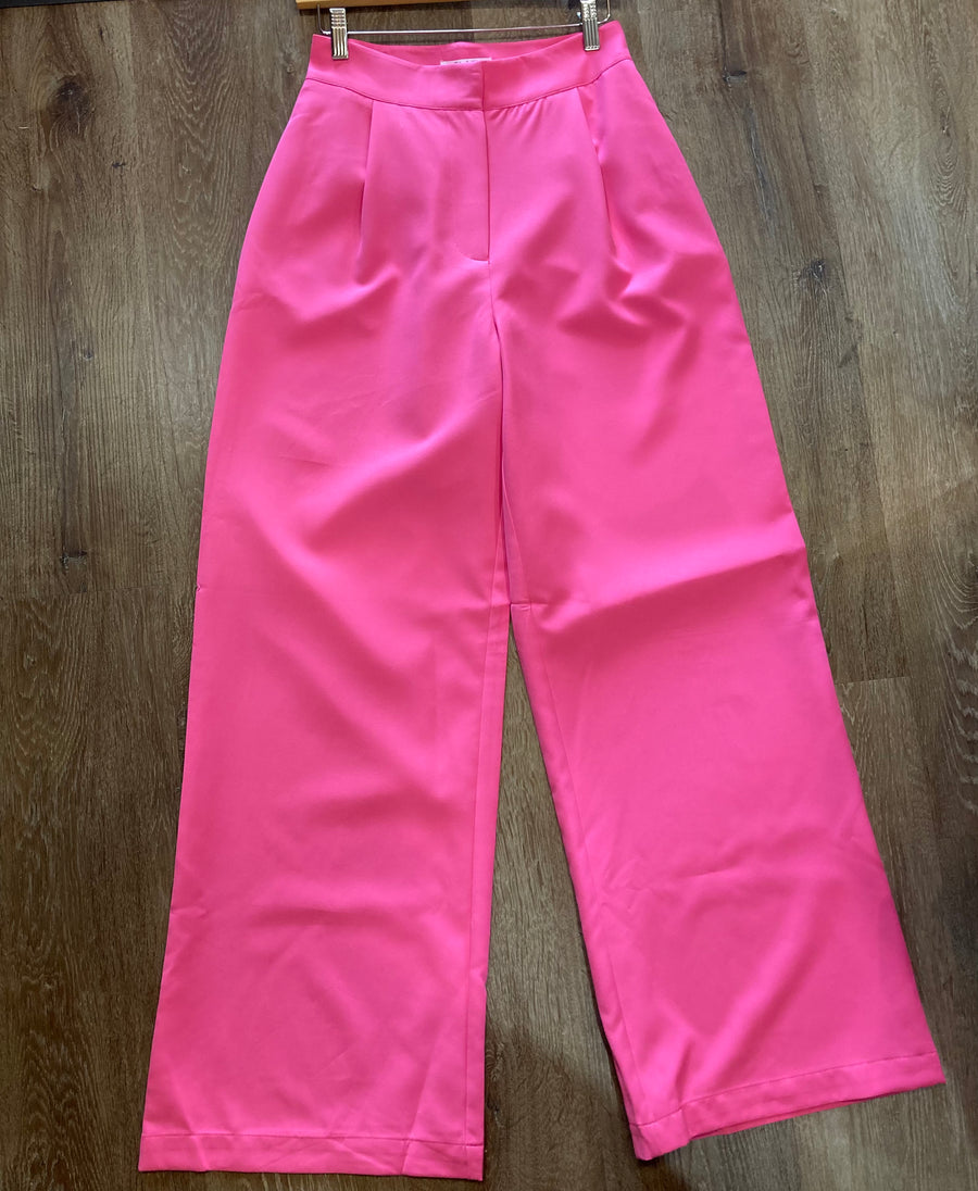 Bubble Gum Pink Baggy Pants