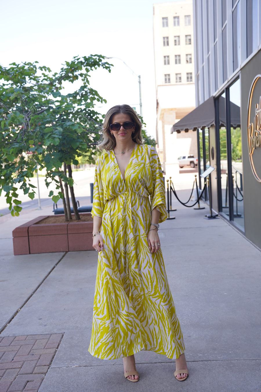 Tulum Maxi Dress - Lime