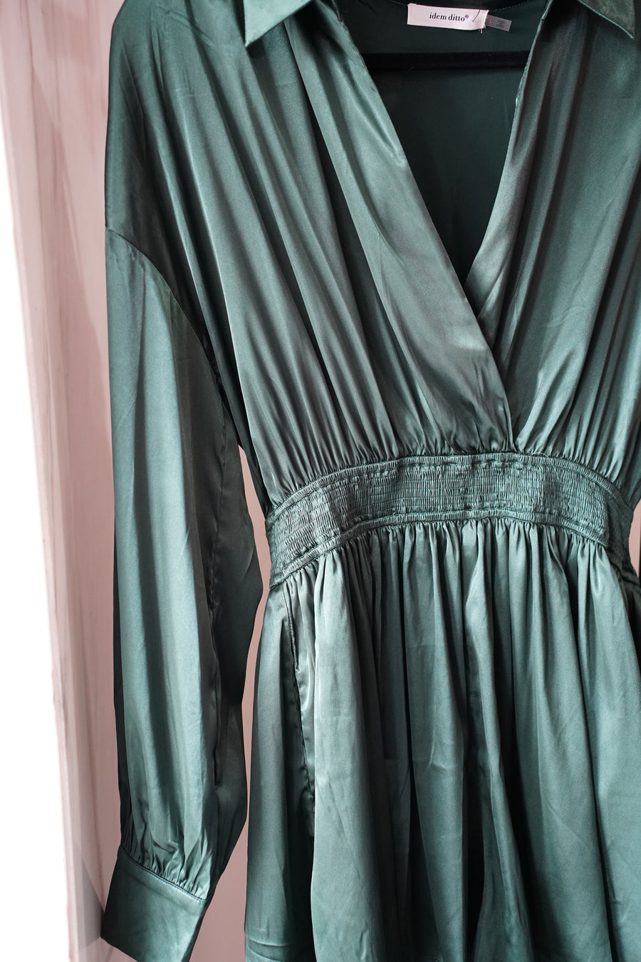 All Thing Green Silk Romper