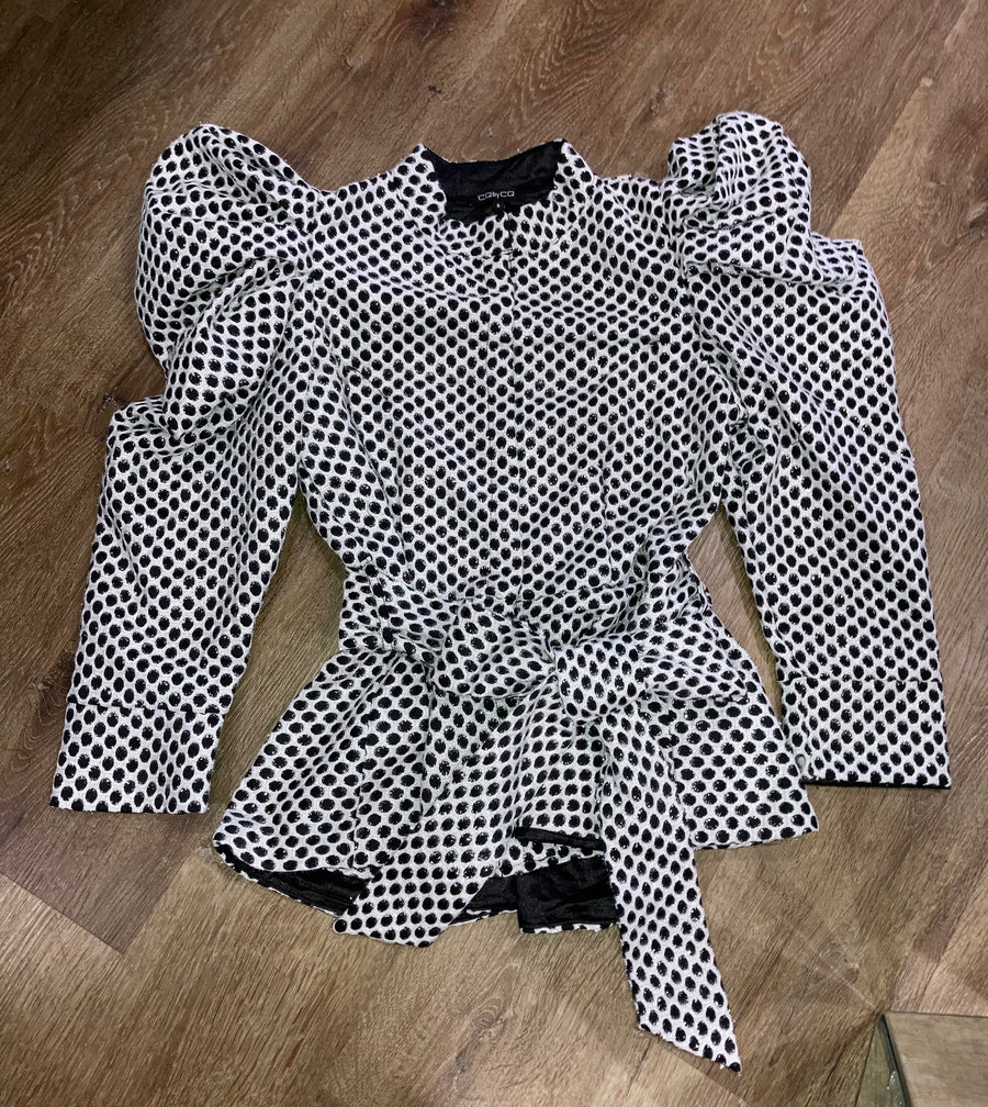 Polka dot jacket