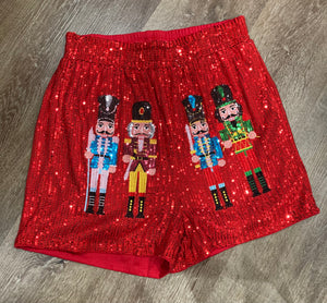 Nutcracker sequin shorts