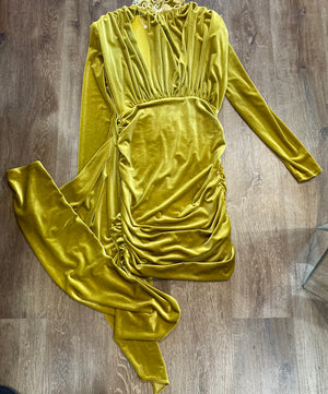 Gold dress