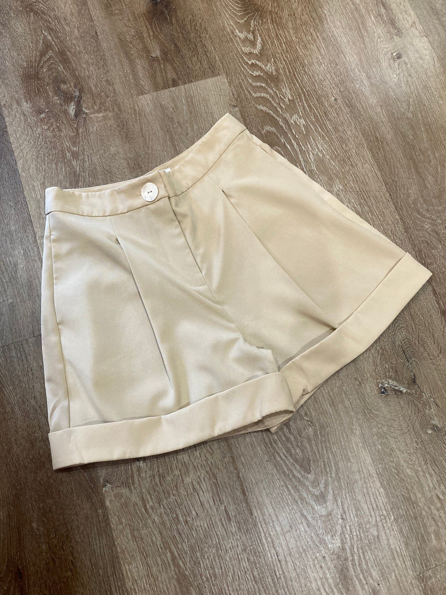 Beige Shorts