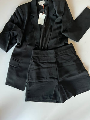 Black blazer set